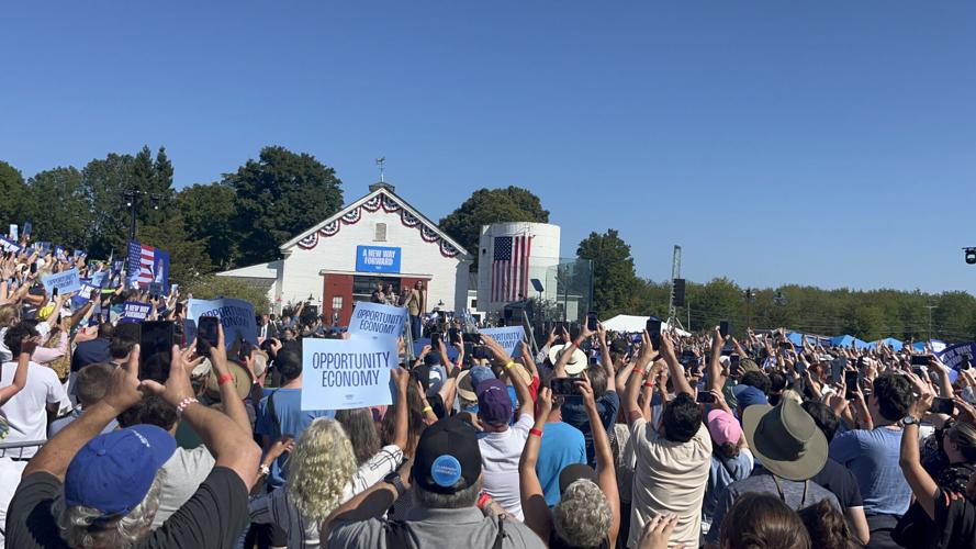 Harris rally