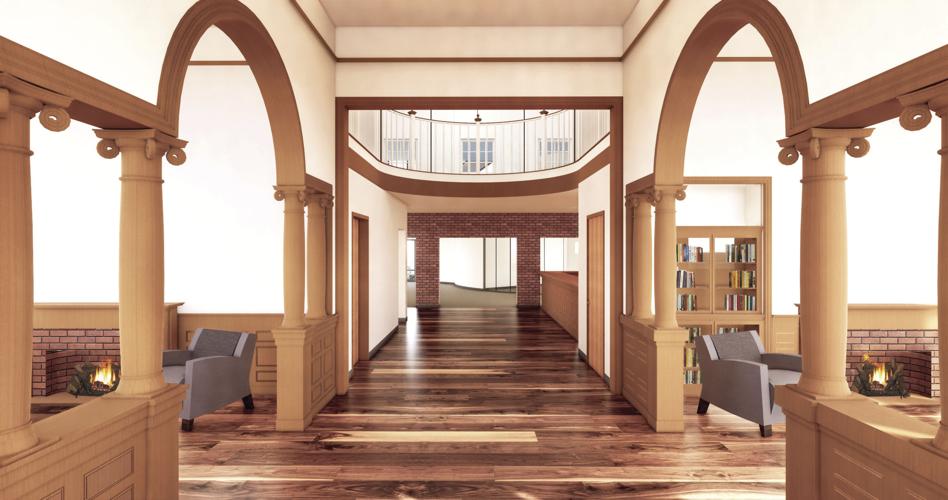 Meredith Library rendering