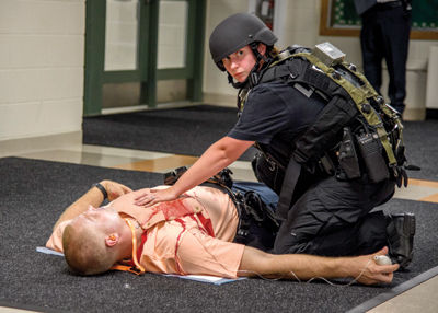 Laconia prepares for the worst