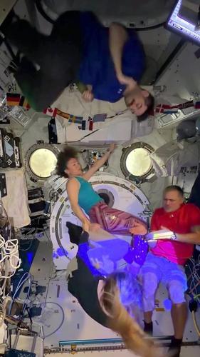 Humanity’s highest disco? Space Station crew dance 260 miles up