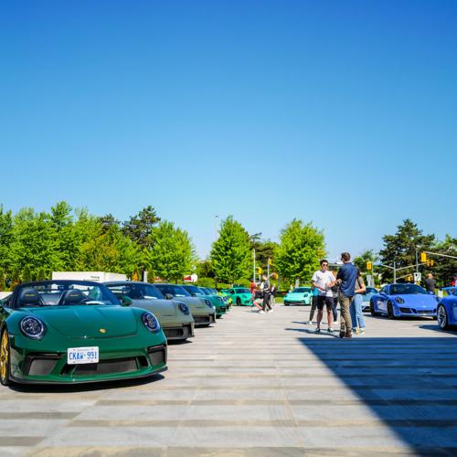 Rare Shades 7 presented by 000 Media adds study of Porsche sports cars in unusual colors at an extraordinary venue during NYCxDESIGN Festival