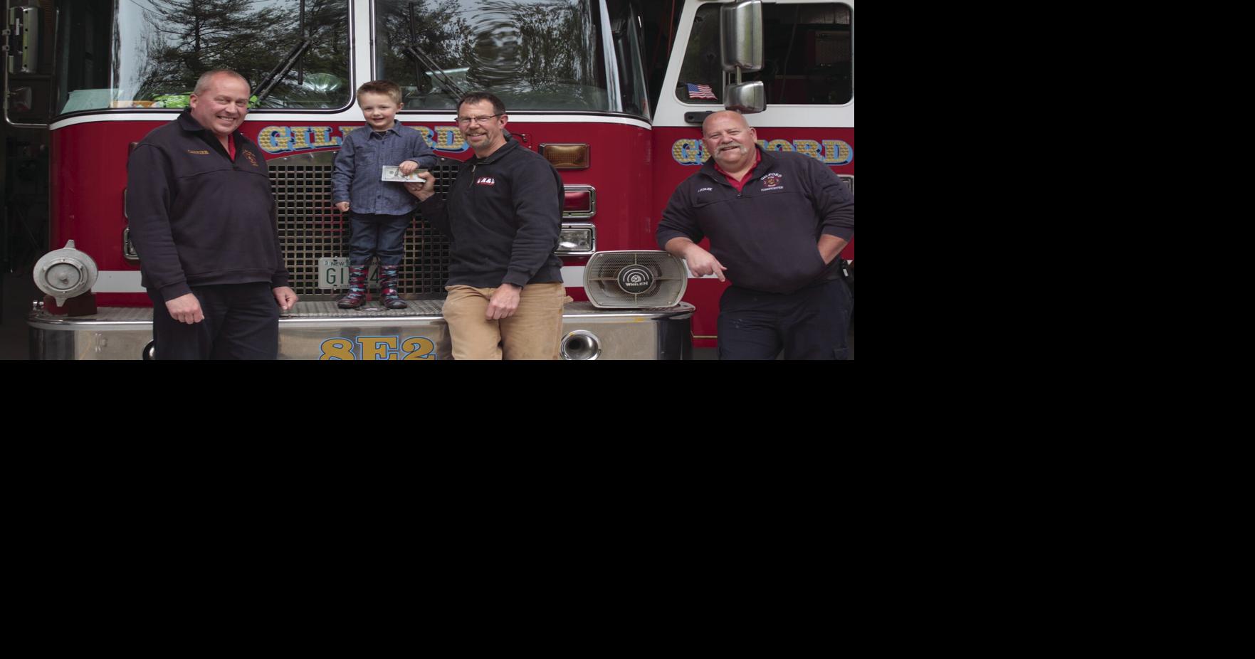 Four year old raises 400 for Gilford Fire Department Local News