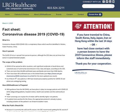 Coronavirus Page