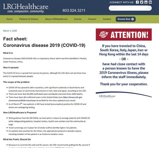 Coronavirus Page