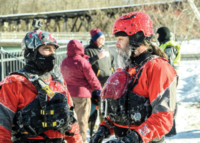 Freezing New Year’s Day tradition