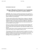 David Strang Statement