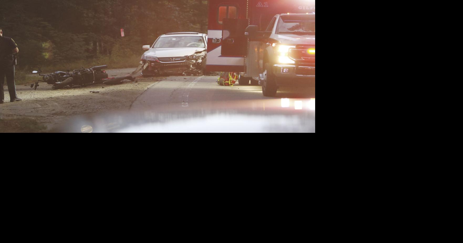 Motorcyclist dies in crash near Weirs Beach, second crash happens near