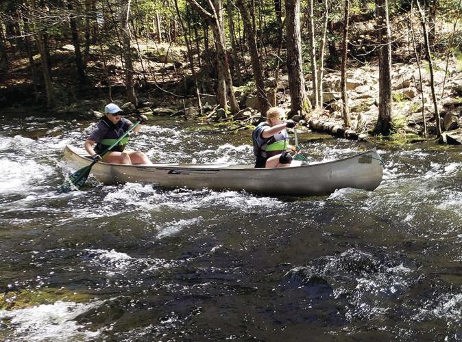 Swift river paddlers