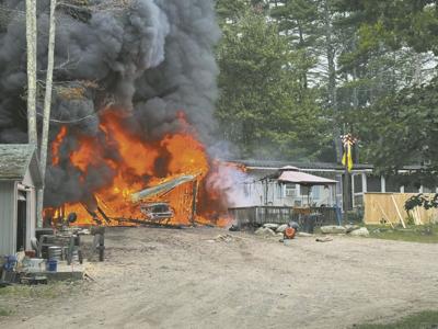 Hanson Mill Road fire