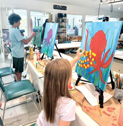 Youth art fundamentals class