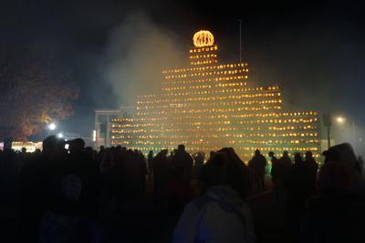 Pumpkin tower