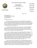 County Attorney Letter regarding Emergency Delegation Meeting