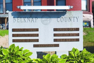 Belknap County sign