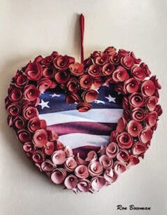 Create a heart for LRAA's 'Heart for Heroes'. (Courtesy photo)