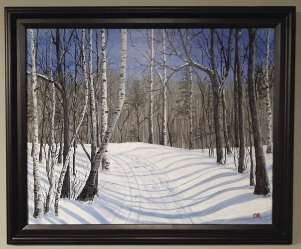 Acrylic Painting by Jockie Roy