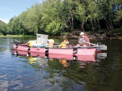 What's a canoemaran? - Belmont couple crafts a special boat for