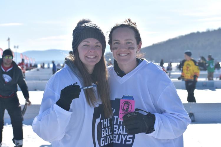 02-01 Pond Hockey Jiliane and Michelle