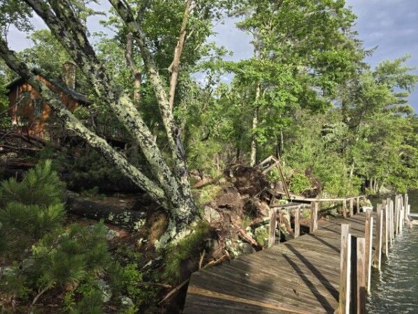 Dock damage