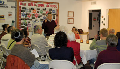 Temple celebrates Tu Bishvat with emphasis on ecologya