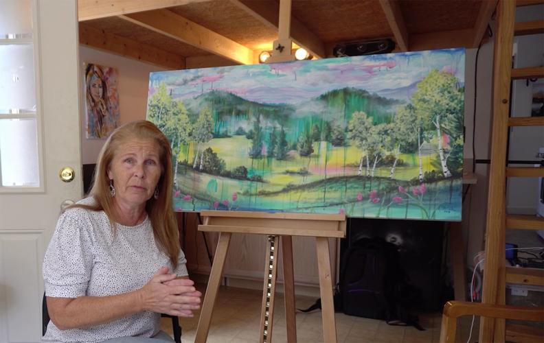Amy Parker painting
