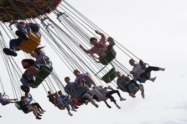 Children enjoy rides
