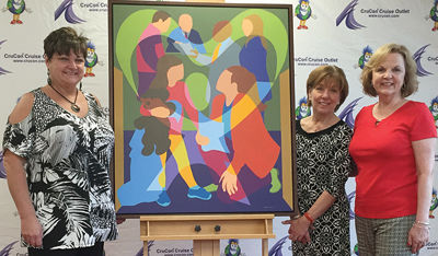 CASA-inspired painting bought at auction, will hang in CruCon headquarters