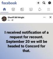 MacFadzen requests recount in Belknap County sheriff primary