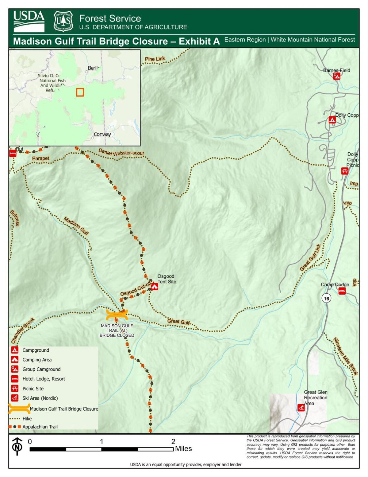 Madison Gulf Trail Bridge Closure