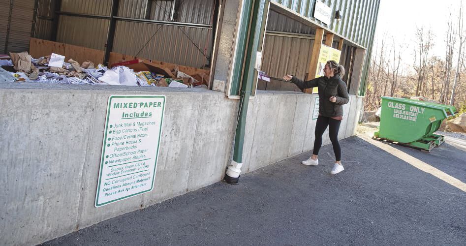 Jodie Gallant recycles