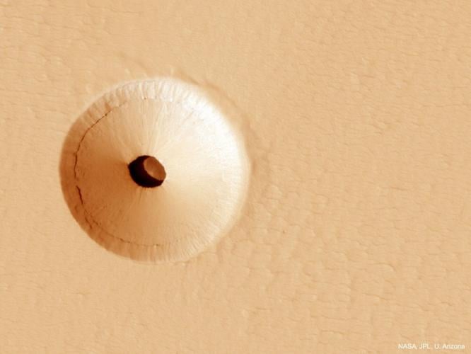 Martian ‘skylights’ may be hiding evidence of life