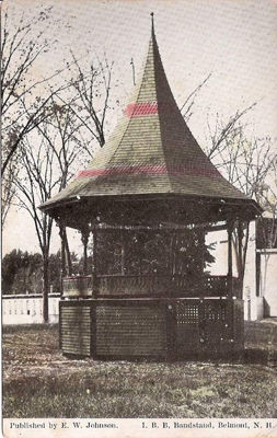 Belmont bandstand named to state Historical Register