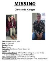 Meredith family looking for Christenia Kangas, last seen Friday in Portland