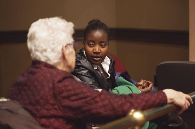 Rev. Judith Wright and Maria Mutesi