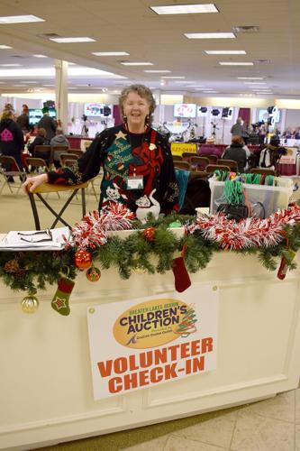 12-07 Auction volunteers Sally