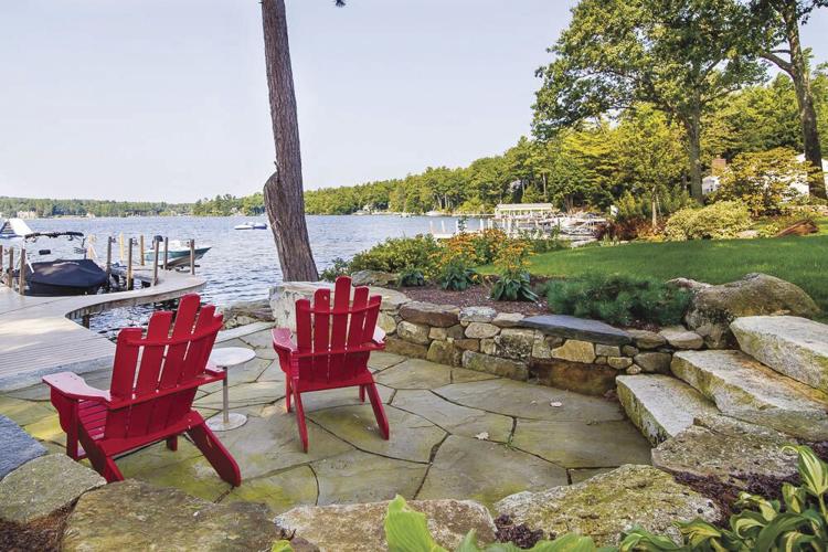 Patio waterside