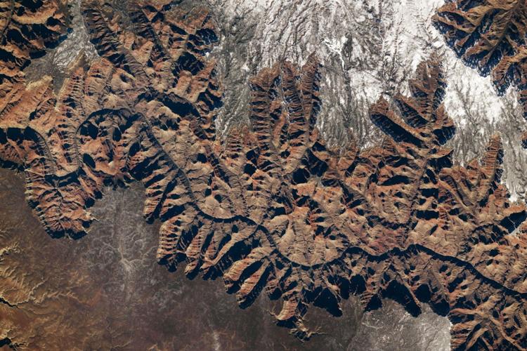 NASA reveals mind-bending Grand Canyon snow illusion