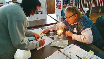 Gilmanton endures election night without power, Internet