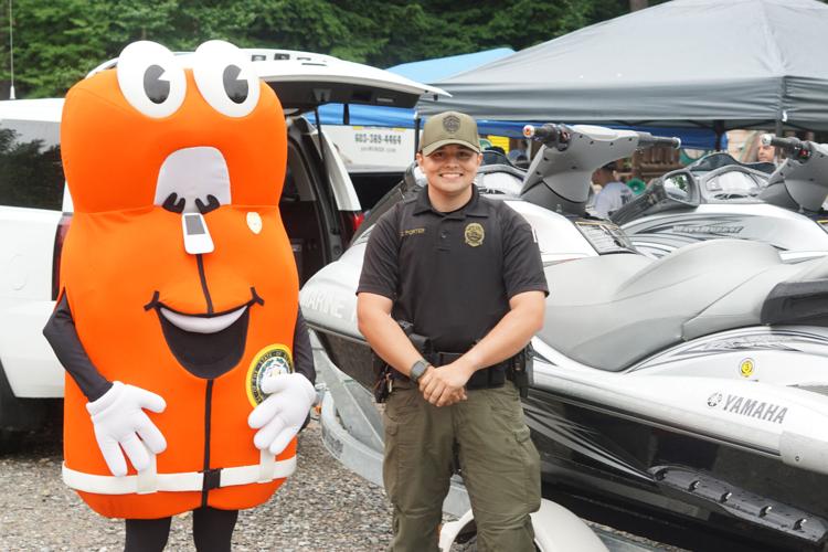 Marine Patrol Officer Casey Porter and Zippit