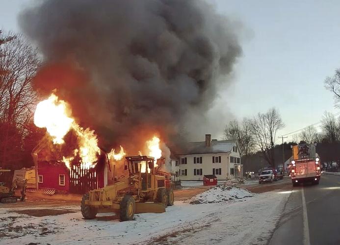 Barn fire