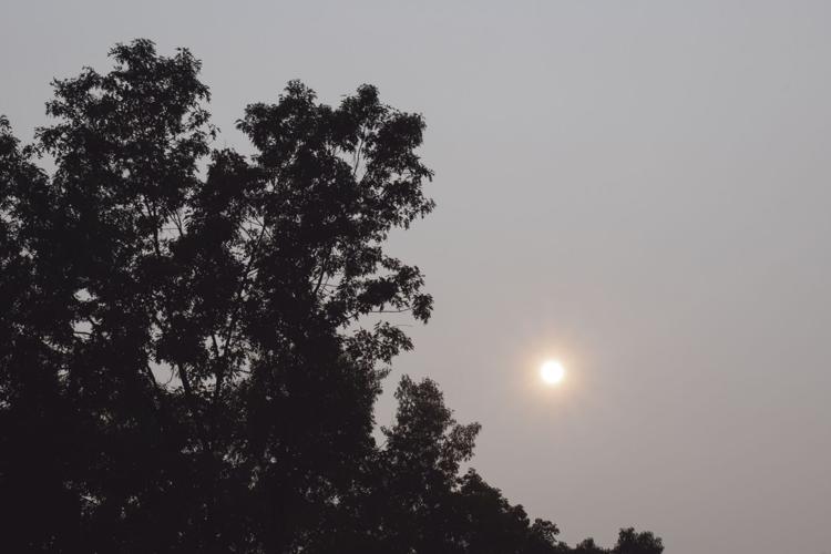 Hazy sun
