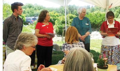 Community Garden Club of Meredith awards scholarship to Eric Boquist