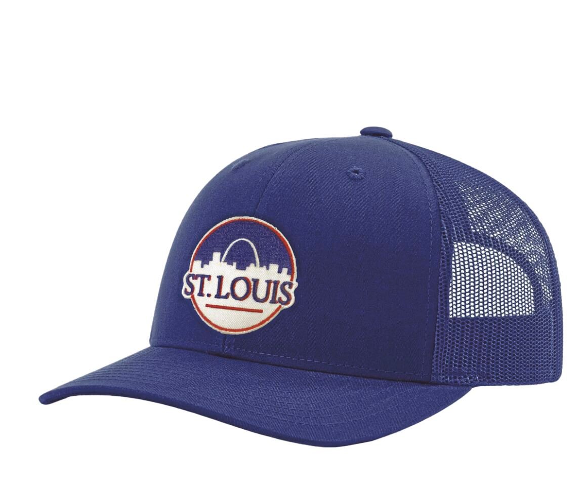 St. Louis Baseball Fan Dress (blue) - Girls