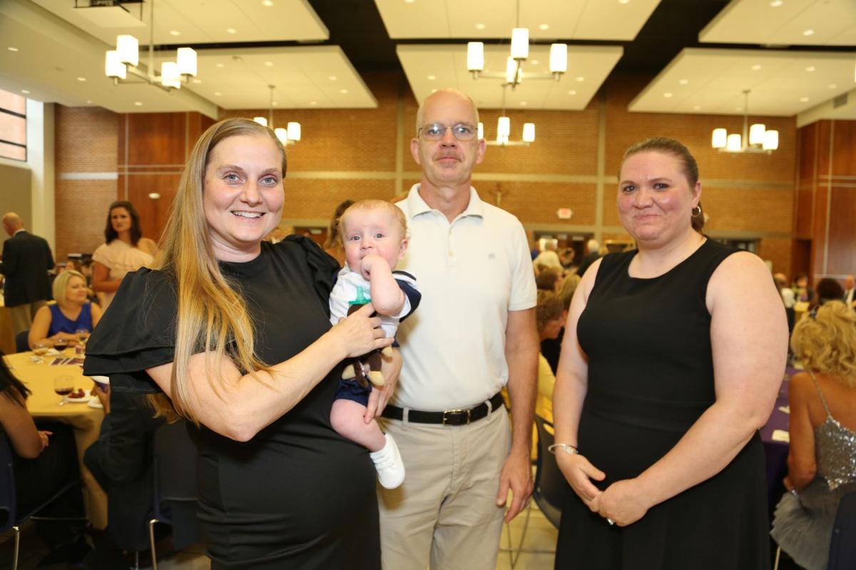 Jenny, Conner and Rob Walkenhorst, Sandy Mullen