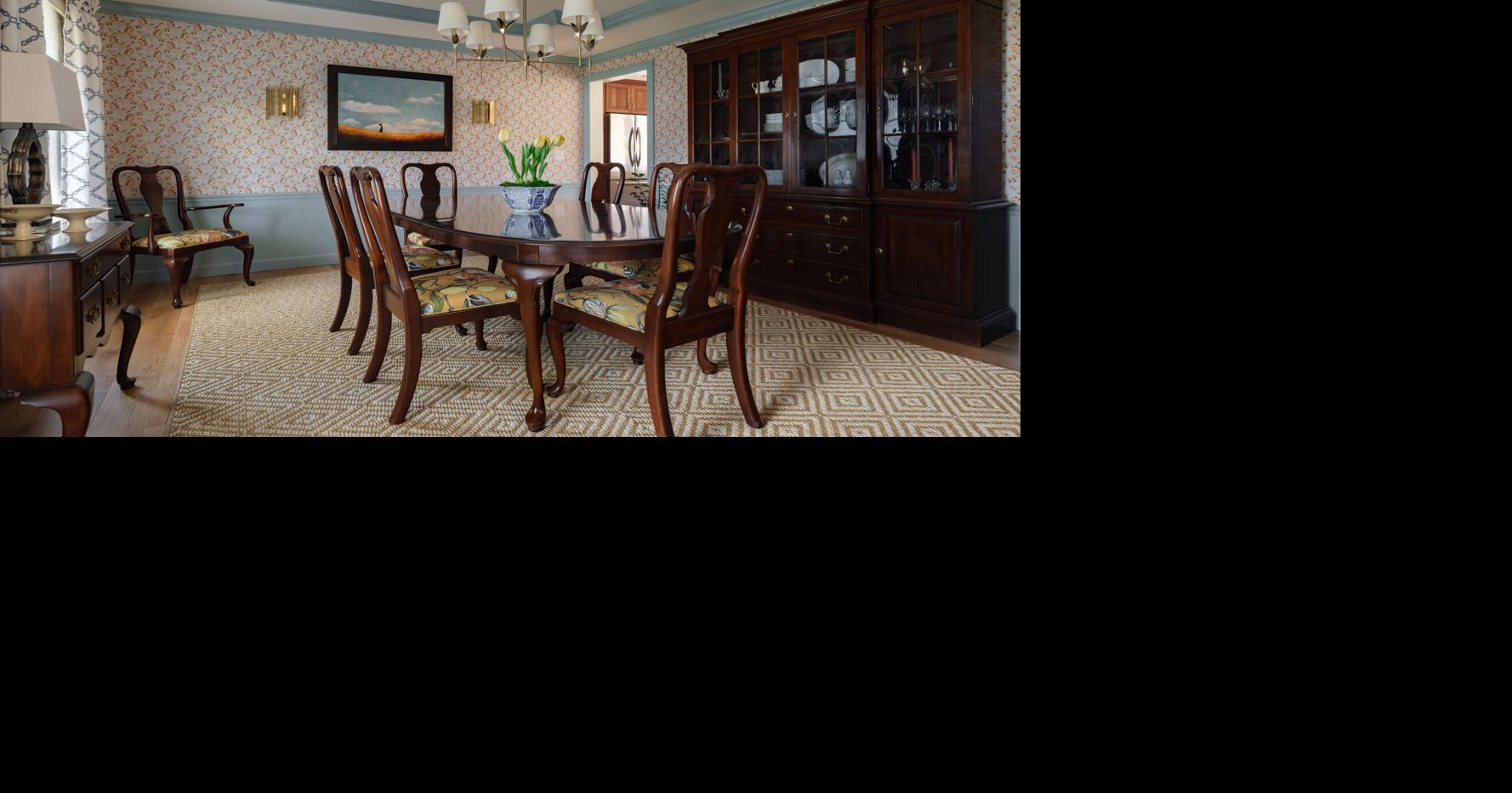 A fresh take on tradition: St. Peters dining room blends personality and pattern
