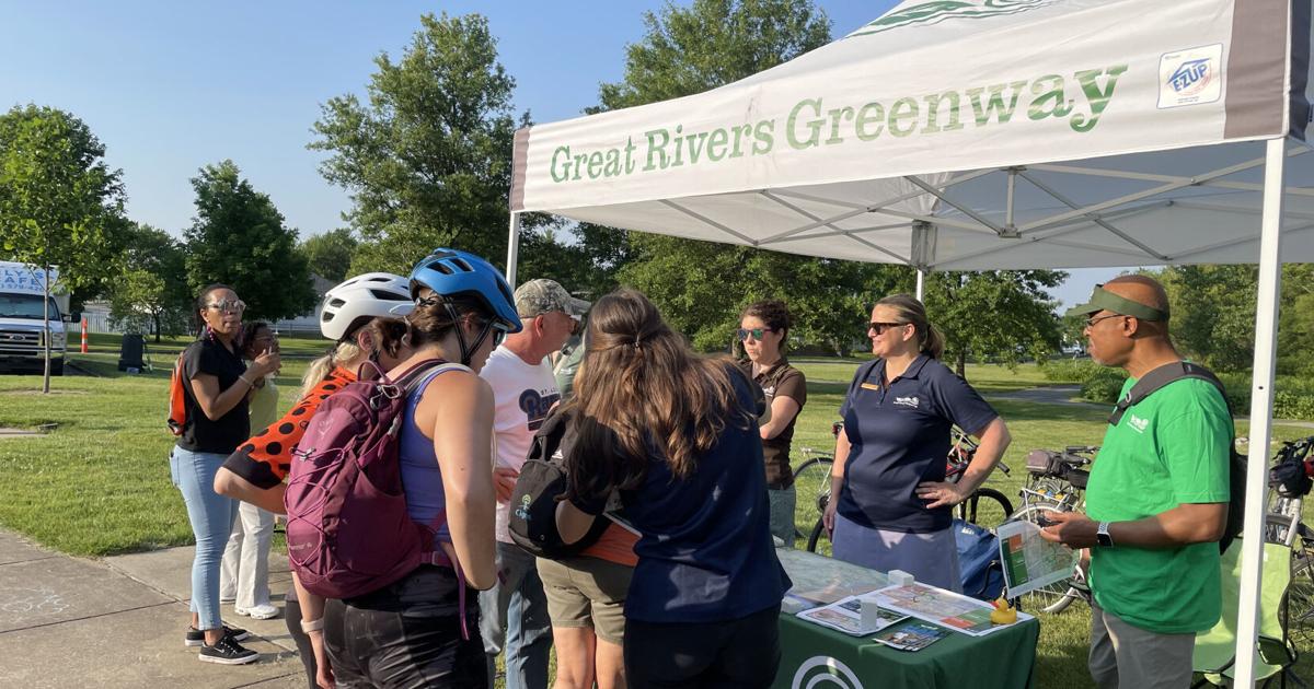 Great Rivers Greenway and the cities of St. Charles and St. Peters unveil Centennial Greenway extension