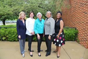 Dr. Nancy Bobrow, Marian Nunn, Joni Karandjeff, Ida Early, Dr. Gwendolyn