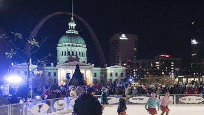 Tims Travels: Winterfest 'Pop-Up' Ice Rink at Kiener Plaza