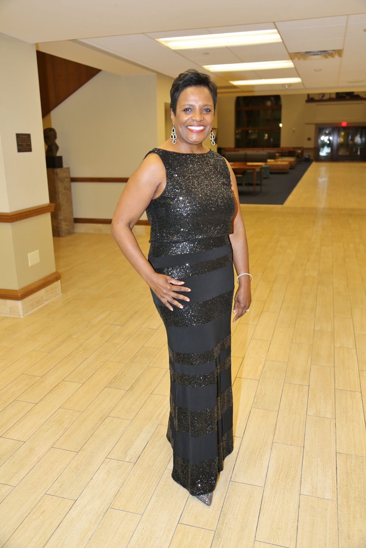 Gwendolyn Packnett, mistress of ceremonies