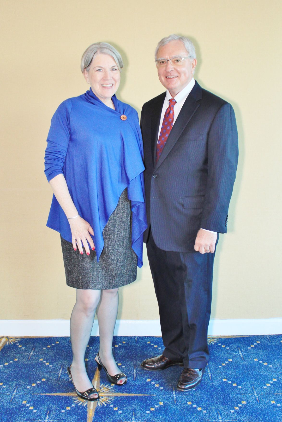 Mary Burke (CEO Academy of Science ), Benjamin Hulsey (Board President)