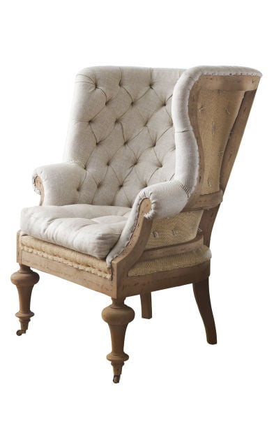 Fontaine wingback deals chair